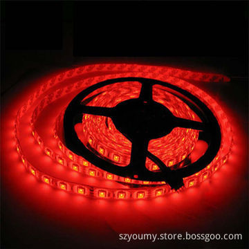 12V DC SMD 5050 Non-waterproof 30-piece LED Flexible Strip, Red Color